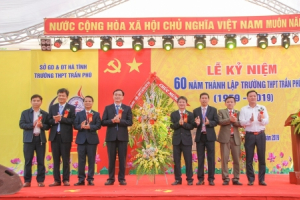 Hà Tĩnh: Trường THPT Trần Phú kỷ niệm 60 năm thành lập