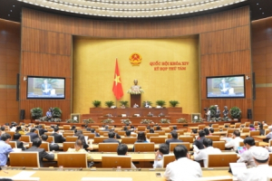 Quốc hội thảo luận ở tổ về Dự án Luật Doanh nghiệp (sửa đổi)