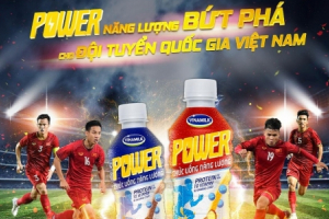 Vinamilk Power cùng các tuyển thủ Việt Nam trong mọi chiến thắng