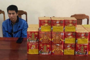 Nghệ An: Tạm giữ đối tượng vận chuyển 40 kg pháo lậu