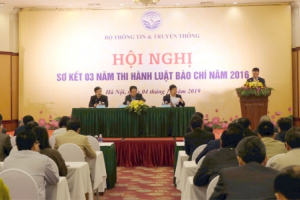 Sơ kết 3 năm thi hành Luật Báo chí 2016