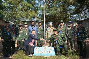 Trưởng căn cứ Bentiu - Phái bộ Gìn giữ hòa bình Liên hợp quốc tại Nam Sudan: Xin cảm ơn những con người đến từ Việt Nam!