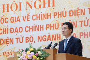 Bộ trưởng Bộ TT&TT Nguyễn Mạnh Hùng: Tỷ lệ văn bản điện tử được trao đổi qua mạng từ 72% năm 2018 lên 86,5% năm 2019