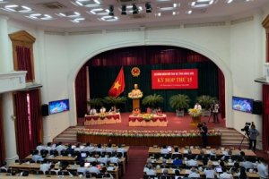 Khai mạc kỳ họp thứ 15 HĐND khoá XVII ở Hà Tĩnh