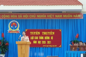 Đăk Lăk: Công an huyện M’Drăk với công tác tuyên truyền, phổ biến, giáo dục pháp luật và vận động quần chúng Nhân dân tham gia bảo đảm trật tự, an toàn giao thông năm 2020.