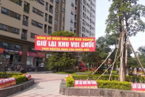 Vụ phá sân chơi làm bãi xe: Hải Phát Invest nói ‘sẽ xây sân chơi khác thay thế nếu được cho phép’