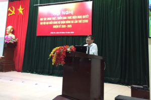 Đống Đa, Hà Nội: Học tập, quán triệt triển khai Nghị quyết Đại hội Đảng bộ quận lần thứ XXVIII (Nhiệm kỳ 2020 - 2025)