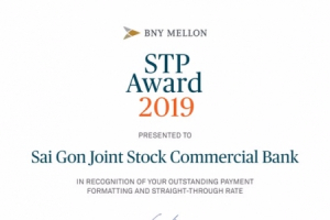 SCB vinh dự nhận giải thưởng của BNY Mellon