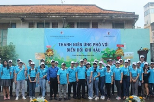 Thanh niên chung tay cùng cả nước ứng phó với biến đổi khí hậu