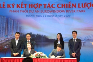 Lễ ký kết hợp tác chiến lược phân phối dự án  Eurowindow River Park