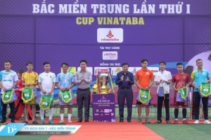 Khai màn Giải bóng đá Vô địch sân 7 Bắc Miền Trung – Cup Vinataba 2021