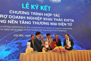 Ra mắt sàn thương mại điện tử kết nối doanh nghiệp Việt Nam-EU