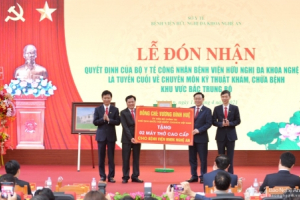 BV Hữu nghị đa khoa Nghệ An trở thành BV tuyến cuối khu vực Bắc Trung Bộ