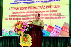 Phát động phong trào đọc sách “CAND cách mạng, chính quy, tinh nhuệ, hiện đại”
