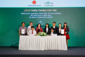 Nova Consumer Group hợp tác cùng Bộ GD&ĐT triển khai chương trình Bữa xế học đường