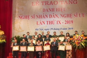 Quy định mới tiêu chuẩn xét tặng danh hiệu "Nghệ sĩ nhân dân", "Nghệ sĩ ưu tú"