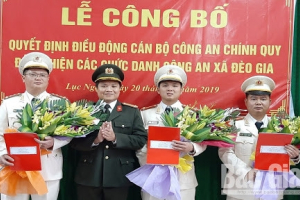Xây dựng Công an xã, thị trấn chính quy