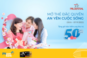 PVcomBank đẩy mạnh ưu đãi bảo hiểm cho chủ thẻ tín dụng