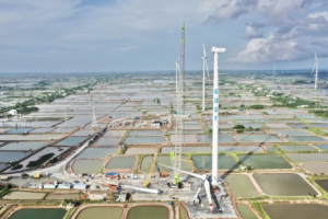 Nhà máy Điện gió Kosy Bạc Liêu: Tăng tốc về đích, đảm bảo phòng chống dịch Covid-19 