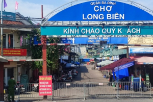 Thông báo khẩn: Tìm người từng đến ngõ 187 đường Hồng Hà và chợ Long Biên 