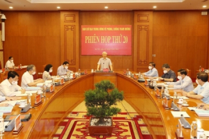 Tổng Bí thư chủ trì họp Ban Chỉ đạo phòng, chống tham nhũng
