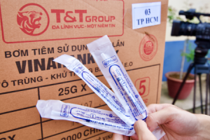 T&T Group bàn giao 8,5 triệu bộ bơm kim tiêm phục vụ chiến dịch tiêm chủng quốc gia phòng Covid - 19