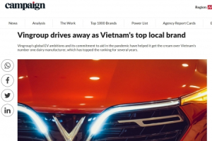 Khảo sát quốc tế về các thương hiệu hàng đầu châu Á: Vingroup được yêu thích nhất tại Việt Nam