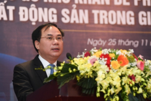 Thứ trưởng Bộ Xây dựng: Sàn giao dịch câu kết với nhau ôm hàng, tạo sóng, thổi giá, gây sốt ảo ăn chênh lệch... làm nhiễu loạn thị trường BĐS