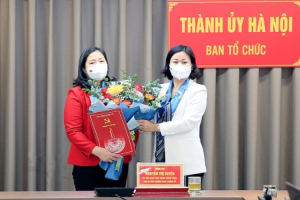 Đồng chí Triệu Thị Ngọc được bổ nhiệm làm Phó Trưởng ban Tổ chức Thành ủy Hà Nội
