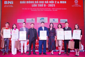 Lễ bốc thăm chia bảng giải bóng đá BNI Hà Nội 2 và MBN lần thứ 9 năm 2021