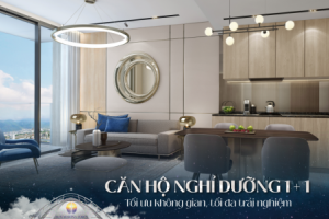 Giải mã sức hấp dẫn của căn hộ nghỉ dưỡng 1 phòng ngủ + 1 tại Sun Marina Town
