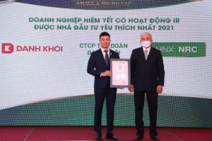 Tập đoàn Danh Khôi nhận 'cú đúp' giải thưởng tại IR Awards 2021