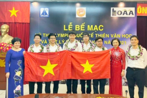 Học sinh Việt Nam giành 2 Huy chương Vàng tại Olympic quốc tế về Thiên văn và Vật lý thiên văn