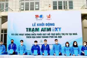 Hà Nội khởi động chương trình ATM Oxy hỗ trợ F0 điều trị tại nhà