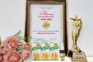 Xịt họng Abipolis vinh dự nhận giải thưởng “Thương hiệu hàng đầu Việt Nam”