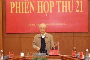 Tổng Bí thư Nguyễn Phú Trọng: Đẩy mạnh xây dựng, hoàn thiện thể chế để "không thể tham nhũng"