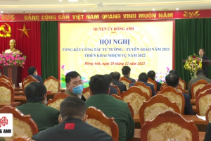 Huyện ủy Đông Anh tổ chức Hội nghị tổng kết công tác tư tưởng – Tuyên giáo năm 2021, triển khai nhiệm vụ năm 2022
