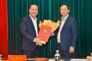 Ông Trịnh Quang Khải - Phó Tổng biên tập được giao phụ trách điều hành công việc của Thời báo Ngân hàng