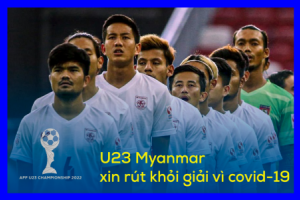 Đội bóng U23 Myanmar rút khỏi giải U23 Đông Nam Á 2022 do dịch Covid