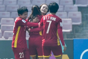 Thắng trận đầu tiên với 2 bàn và không thủng lưới, Đội tuyển nữ Việt Nam hoàn toàn có lợi thế khi bước vào trận đấu tới