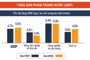 Tốc độ tăng trưởng khả quan - quý I khởi sắc, GDP tăng 5,03%