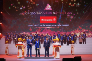 Điện Quang được vinh danh tại Lễ trao giải Sao Vàng Đất Việt 2021