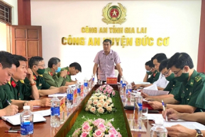 UBND huyện Đức Cơ tổ chức hội nghị giao ban lực lượng quân sự - công an - biên phòng   