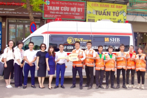 T&T Group và SHB tặng xe cứu thương cho đội hỗ trợ sơ cứu FAS Angel Hà Nội