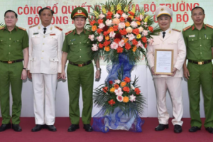 Công bố Quyết định bổ nhiệm tân Phó Cục trưởng Cục Cảnh sát điều tra tội phạm về ma tuý