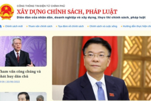 Ra mắt chuyên trang "Xây dựng chính sách, pháp luật"