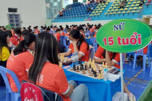 Khai mạc Giải vô địch Cờ vua trẻ xuất sắc quốc gia Cúp SHB 2022