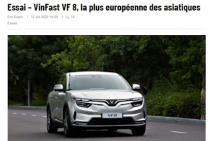 Automobile Propre nhận định: VinFast VF 8 là chiếc xe mang “tính Âu” nhất của ngành ô tô châu Á