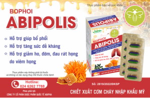 Bophoi Abipolis – giúp bổ phổi, hỗ trợ giảm ho, đờm, đau rát họng