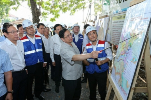 Thủ tướng khảo sát 2 dự án giao thông trọng điểm, làm việc với lãnh đạo Thành phố Hồ Chí Minh